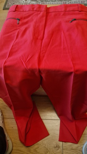 Ladies straight leg trousers - straight, trousers.
