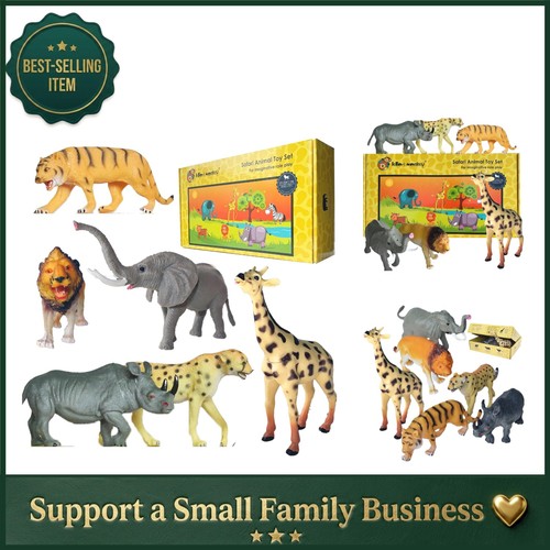 Large safari animal figures - safari,