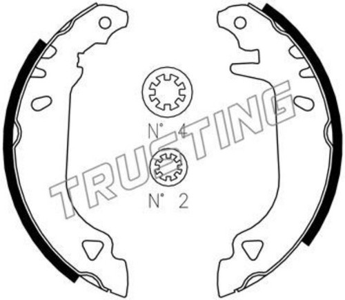 Trusting 034 090s brake shoe - 034.090s,