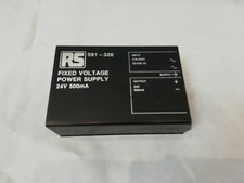 RS 591-326 FIXED VOLTAGE POWER SUPPLY 24V 500mA CCTV MODELS RADIO BENCH WORK