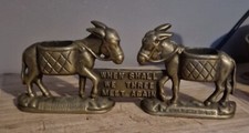 Vintage, 2 Donkey Brass Match