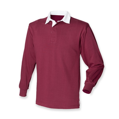 Royal navy embroidered rugby - royal,