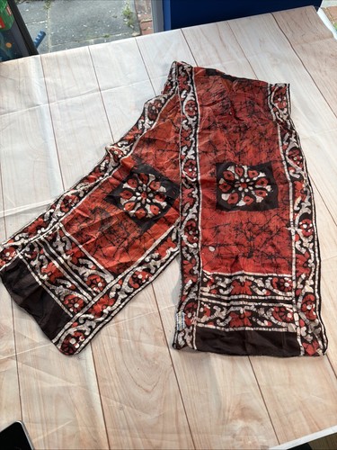 Vintage 1960s hand - vintage, scarf