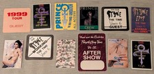 Prince Set of 12 Officlal Backstage Passes 1999 NPG Vanity 6 The Time Lovesexy