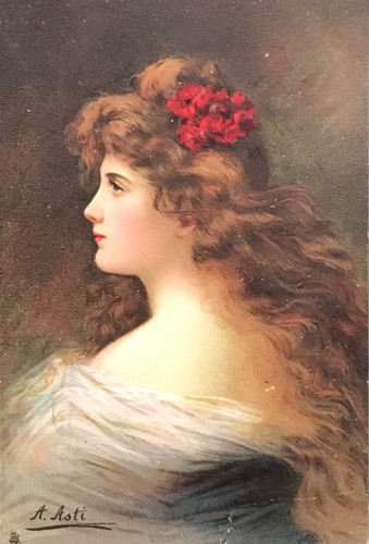 Glamour artist signed asti - glamour,