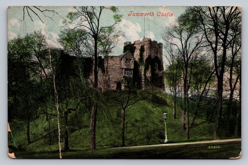 Postcard tamworth castle - postcard,