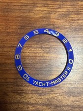 Original Rolex Yacht-Master II 116680 Blue/gold Bezel Insert 44mm crack damaged