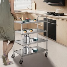 4 Tier Steel Kitchen Trolley