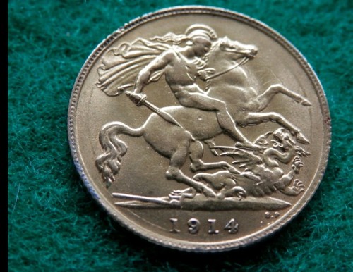Half sovereign gold king - gold,