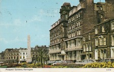 Yorkshire HARROGATE Prospect Classic car postcard stamp BULK AVAILABLE See DESC