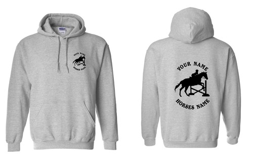 Showjumping horse hoodie - horse,