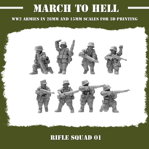 15mm german grenadier company - 15mm,