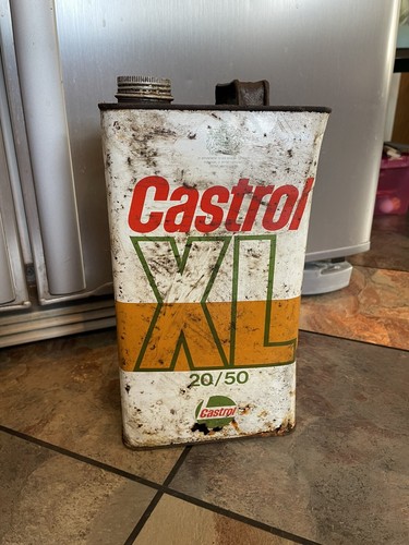 Old castrol oil - old,