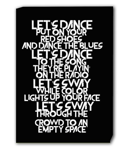 David bowie let - bowie, lyrics