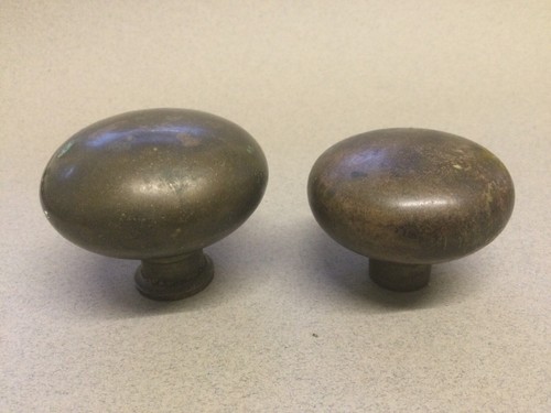 Two antique brass - antique,