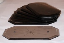 x8 Chandelier Octagonal Cut glass chandelier panels, Bevelled