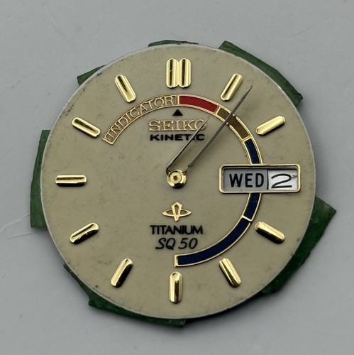Seiko kinetic watch - watch, dial