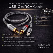 USB-C to RCA Audio Cable
