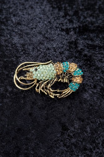 Vintage inspired prawn shrimp - vintage,