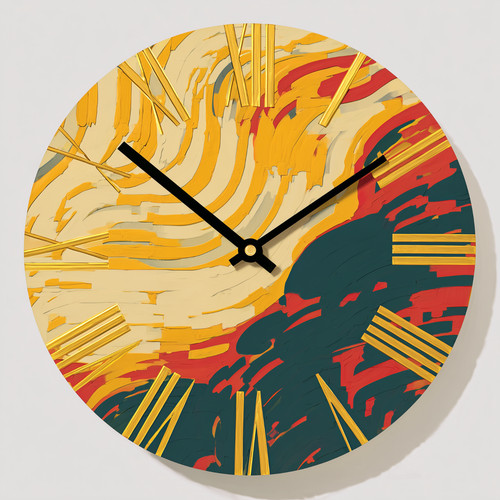 Hour wall clock - hour,