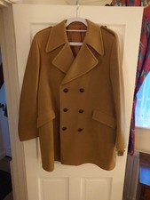 Dunn & Co Men's Vintage Wool Overcoat Jacket Size 42" Camel Tan Colour