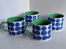 Set of 4 Habitat Abstract Mugs