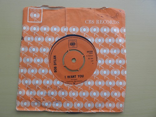 Bob dylan want you 45rpm - bob,