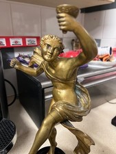 Antique bronze dancing figure