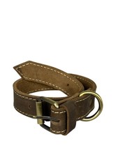 Heavy-Duty Hand Crafted Soft Genuine Leather Dog Collar
