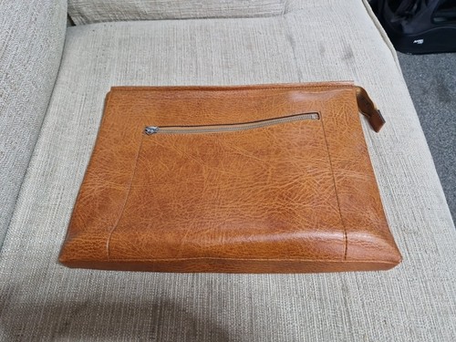Vintage brown leather frame - brown,