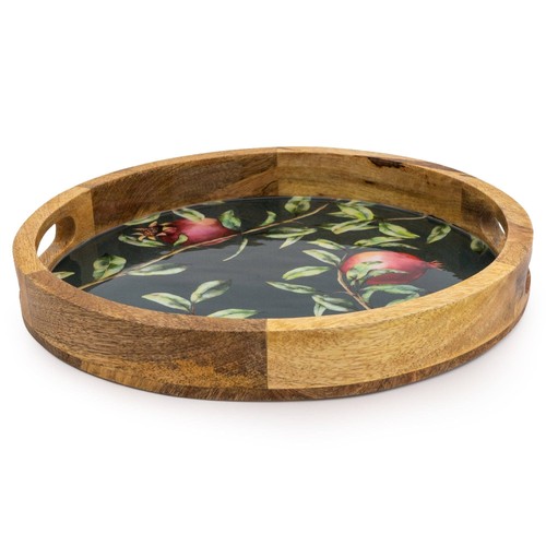 Handcrafted pomegranate round - handcrafted,