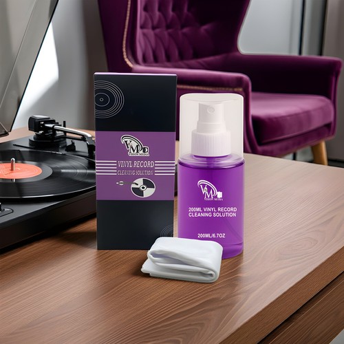 Vinyl record cleaner - record, solution