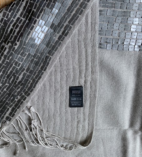 New grey silk cashmere - grey,