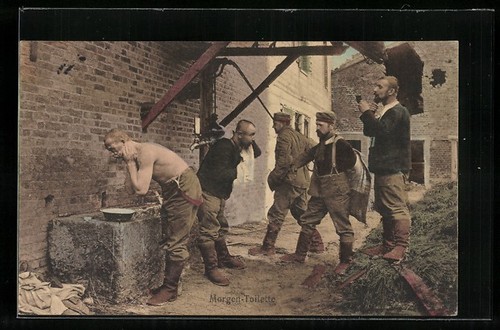 Postcard soldiers the - postcard, in