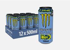 Monster Energy Zero Sugar VR46 Drink, 500ml, Pack of 12