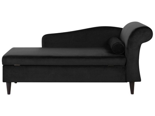 Right hand velvet chaise - velvet,