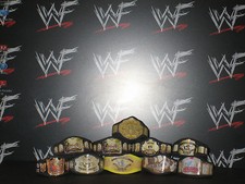10 x Custom WWF WWE Title