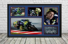 Valentino Rossi Signed Photo Print Autographed Moto GP Memorabilia