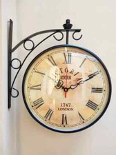 Vintage Station Clock Double