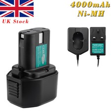 7.2V 4000mAH Ni-MH Nail Gun Battery / Charger For Hitachi EB7 325292 EB7S EB712S
