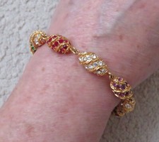 Camrose and Kross, Jacqueline Kennedy JBK  Egg bracelet, with extension