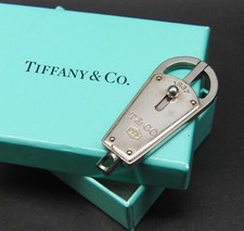 Tiffany & Co. Valet Key Ring Sterling Silver 925 Length 5cm x Width 2cm