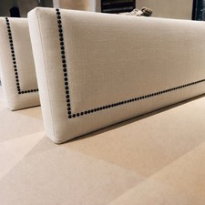 Cream Beige Linen  Valance