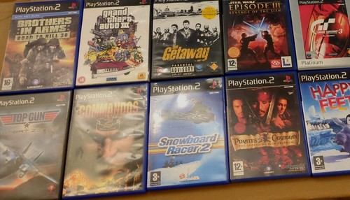 Ps2 games bundle untested - bundle, 10