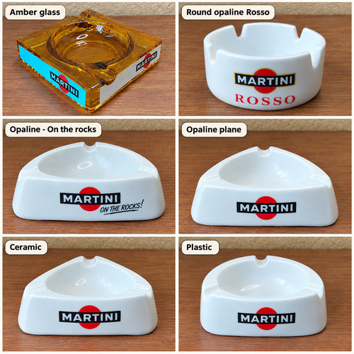 Vintage martini ashtrays - vintage,
