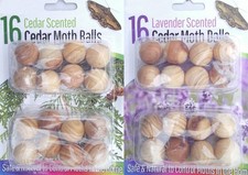 16pcs Wood Moth Balls Natural