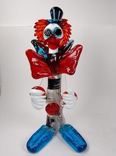 Glass Clown Figurine - The