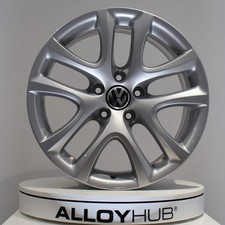 GENUINE VOLKSWAGEN SCIROCCO DONNINGTON 17"INCH SILVER ALLOY WHEEL X1 1K8601025B