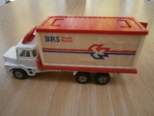 Corgi Scania LT145 Flatbed Truck 43527 with BRS Container Reasonable Condition