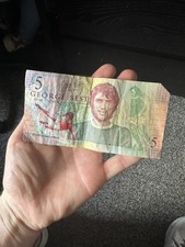 George Best Ulster Bank £5 Pound Note Uncirculated